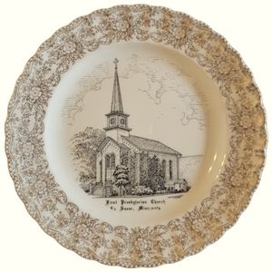 Vtg 1st Presbyterian Church LeSueur Minnesota Plate